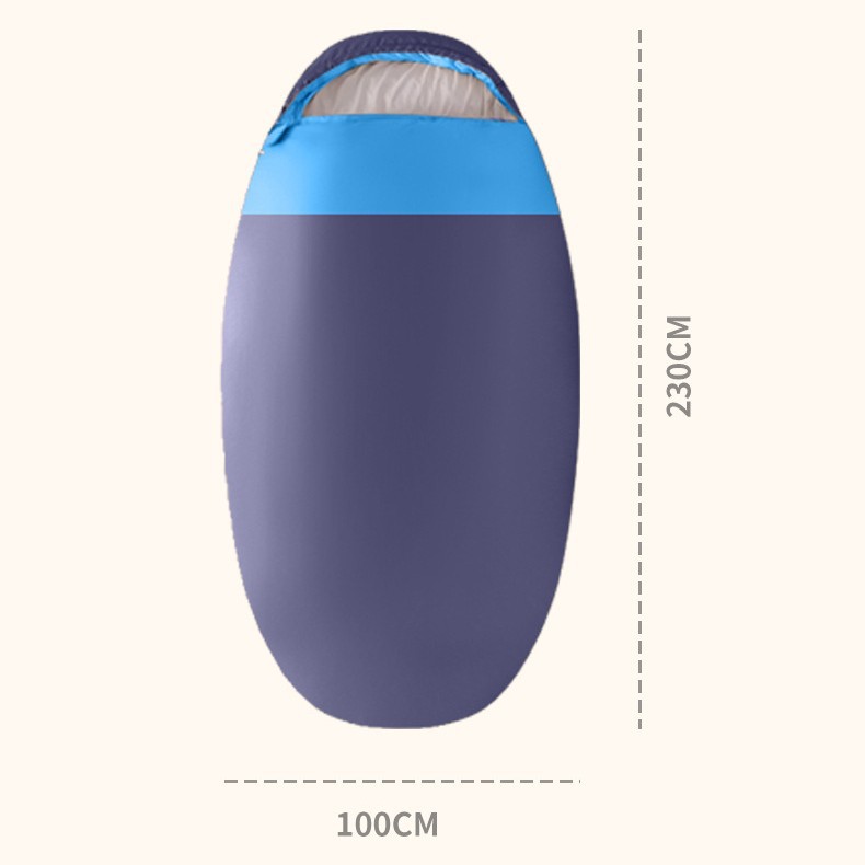 北极狼户外成人睡袋秋冬加宽加厚办公室学校午休睡袋便携式棉睡袋